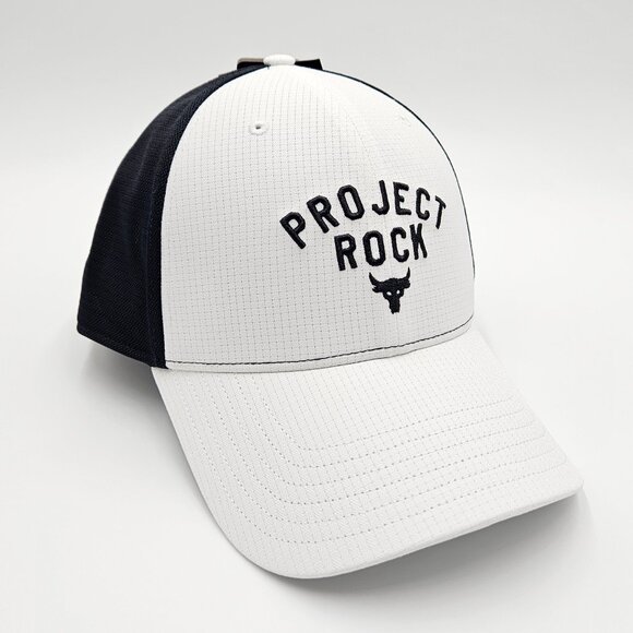 Under Armour Men’s Blitzing Trucker Mesh Hat Black/Red Adjustable Snapback 13834 - Picture 3 of 7